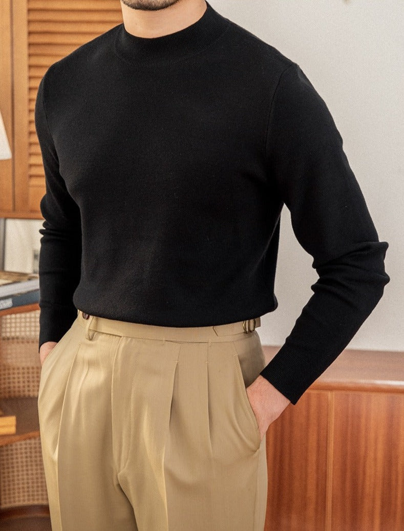AXEL KNIT MOCK NECK