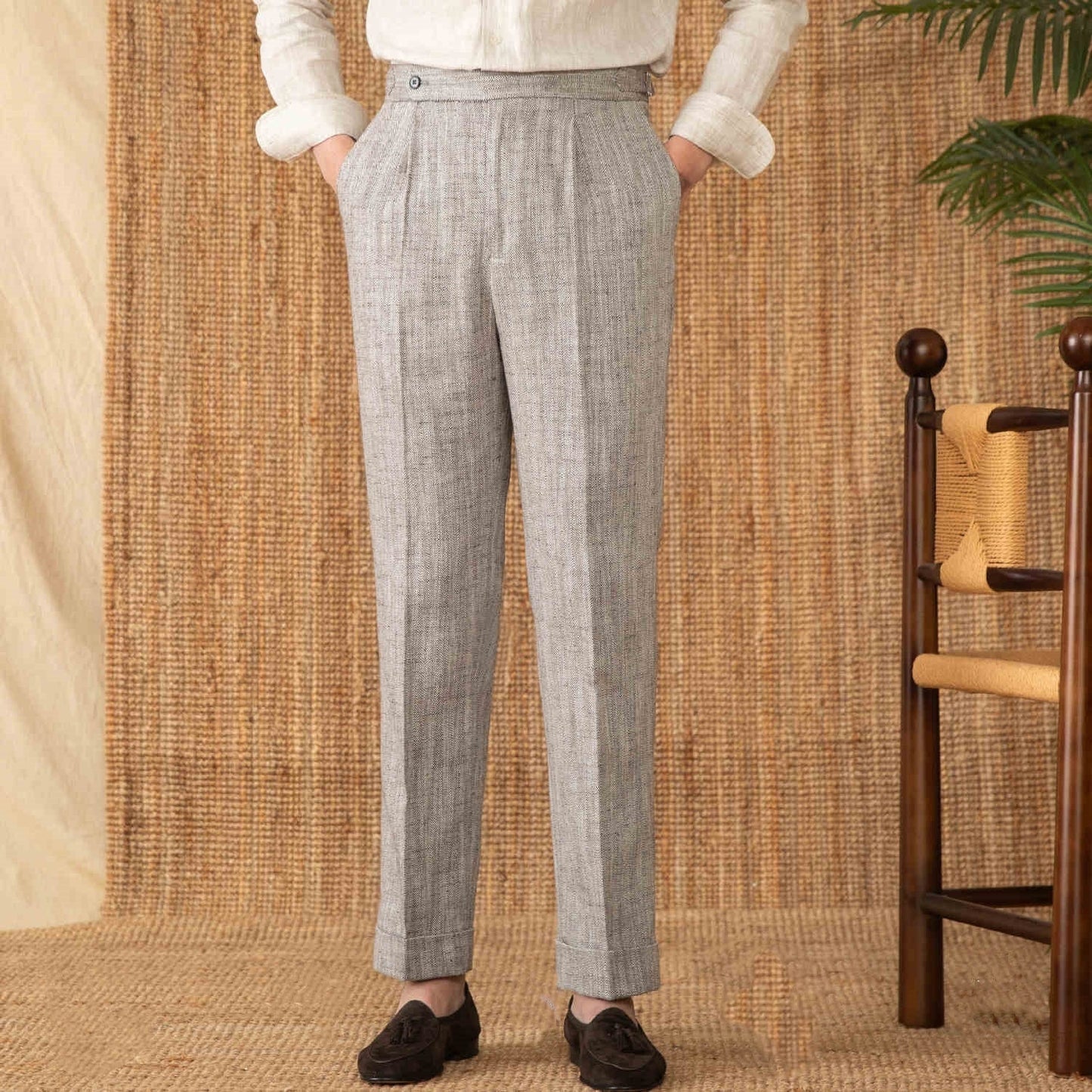 VINCENT LINEN TROUSERS